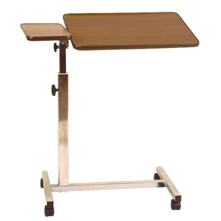 Tavolino da letto inclinabile a due piani d'appoggio art.ParaTA2