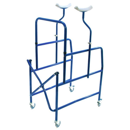 Deambulatore pieghevole con appoggi sottoascellari art.ParaDE2