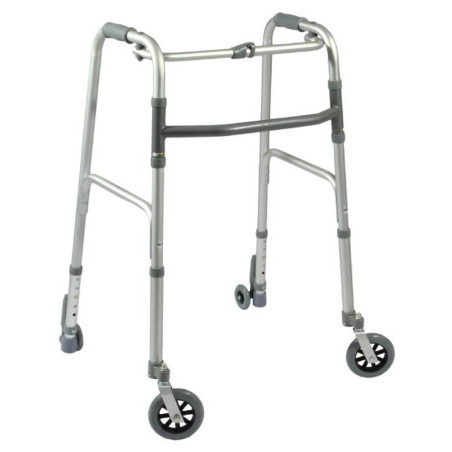 Deambulatore fisso pieghevole quattro ruote art.ParaDE19