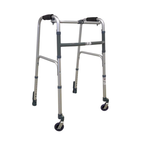 Deambulatore 2 Ruote piroettanti 2 Puntali art.Para6200A3